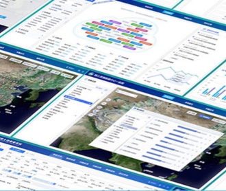 数慧时空国土资源数据中心一张图平台PC端界面设计