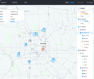 商业客流大数据智能反馈系统web端软件UIUE设计