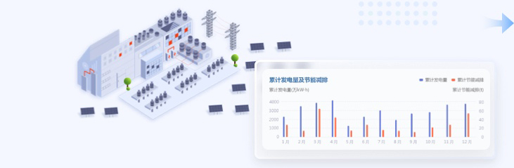 光伏电站图标设计2.5D