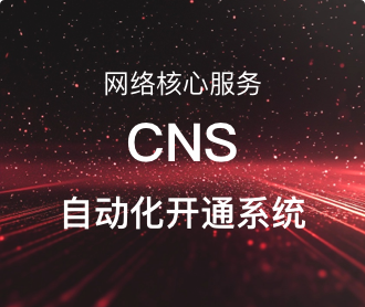 网络核心服务CNS自动化开通系统