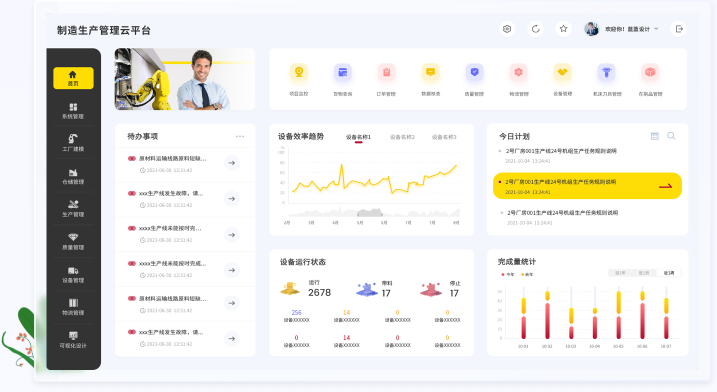 设计亮点：UI设计、大屏设计、交互设计效果欣赏
